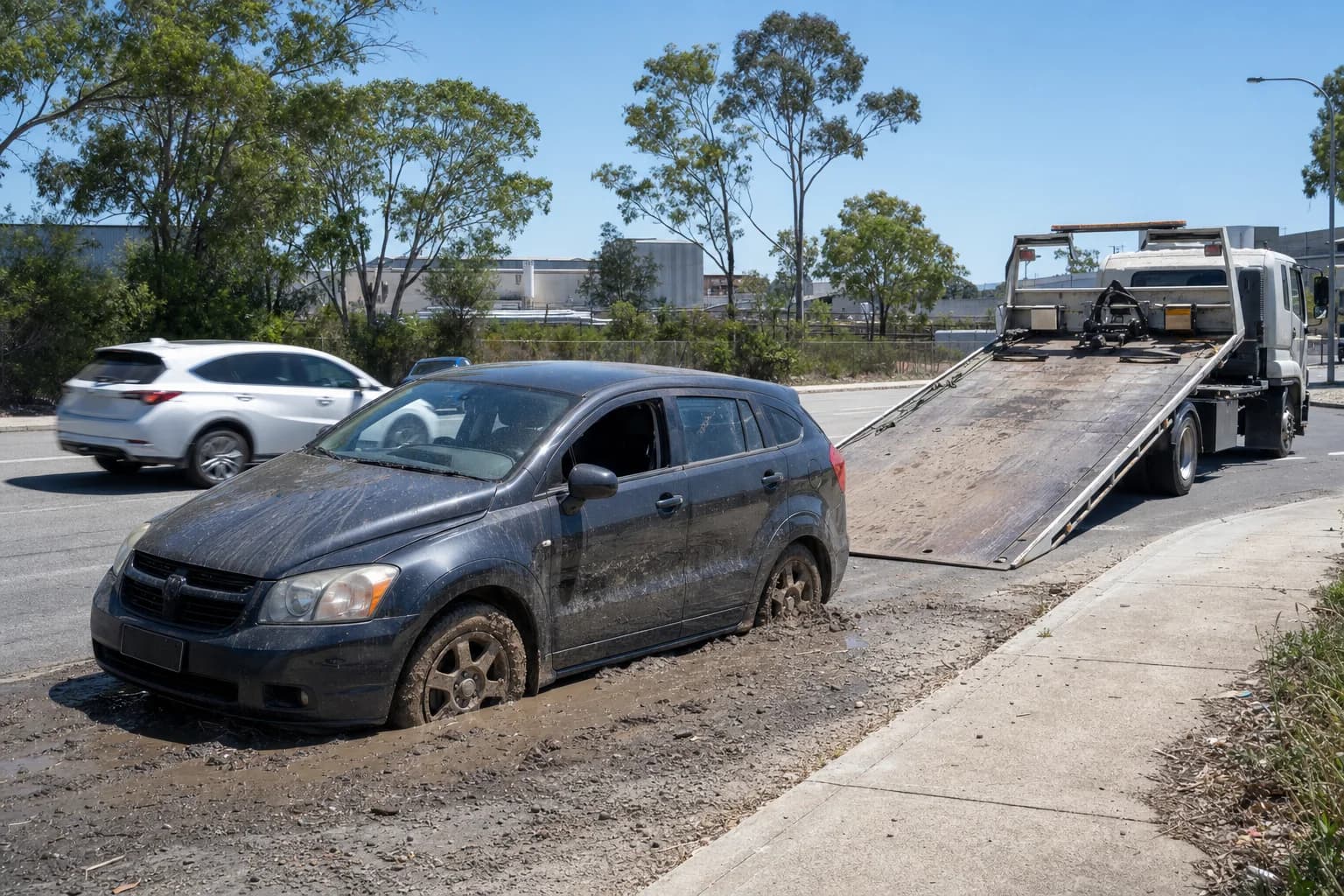 Quokka Towing bogged car mud in Perth
