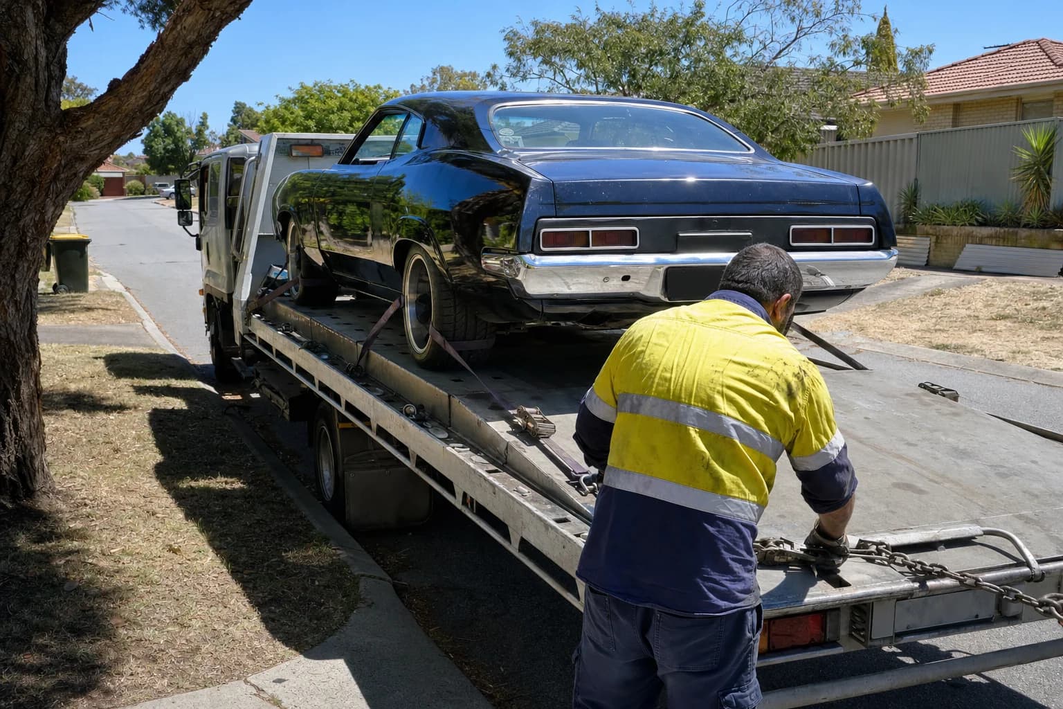 Quokka Towing classic car towing in Perth